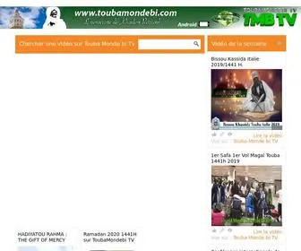 Toubamondebi.com(Bienvenue sur Touba Monde bi Tv) Screenshot