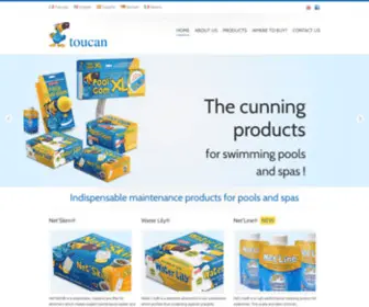 Toucan-FR.com(Produits d'entretien et de nettoyage pour piscine et spa ) Screenshot