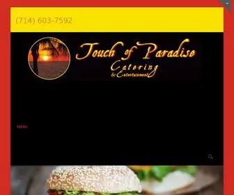 Touch-OF-Paradise.com(Catering Services Orange County) Screenshot