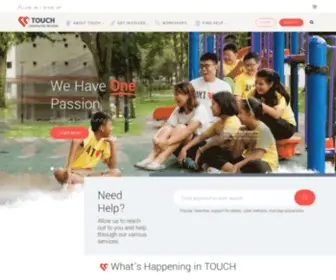 Touch.org.sg(TOUCH Community Services) Screenshot