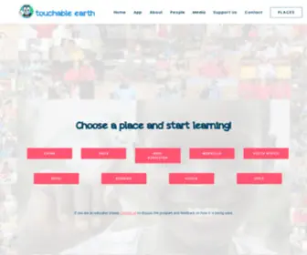 Touchableearth.org(Promoting global citizenship) Screenshot