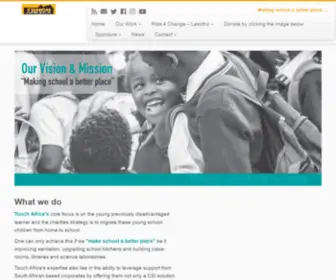 Touchafrica.co.za(Making school a better place) Screenshot