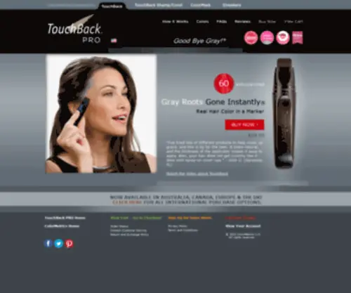 Touchbackgray.com(Touchbackgray) Screenshot