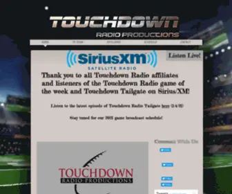 Touchdownradio.com(HOME) Screenshot