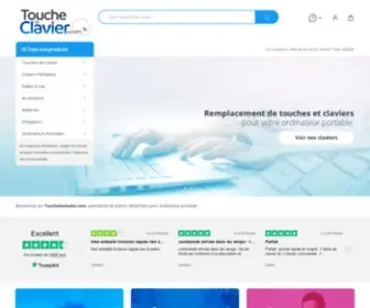 Touchedeclavier.com(Claviers & touches) Screenshot