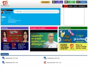 Toucheradio.com(Telugu Radio 24/7 live radio ( TORI)) Screenshot