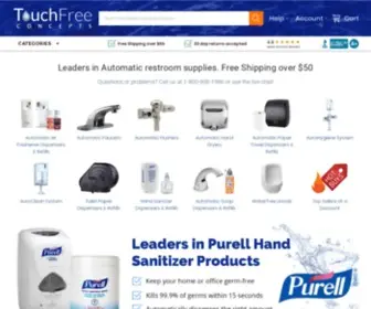 Touchfreeconcepts.com(TouchFree Concepts) Screenshot