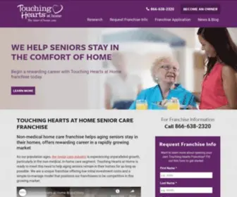 Touchingheartsfranchise.com(Non-medical home care franchise) Screenshot