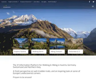 Touchingnature.co.uk(Austria, Germany, Switzerland, Italy, Europe) Screenshot