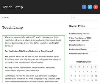 Touchlamp.org(Acquire Touch Lamp And Read To Inspire The World With Brightness) Screenshot