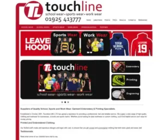 Touchline-Embroidery.net(Garment Embroidery and Printing Specialists) Screenshot