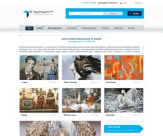 Touchofart.eu(Galeria obrazów i malarstwa) Screenshot