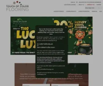 Touchofcolorflooring.com(Touch of Color Flooring store serves Harrisburg PA) Screenshot