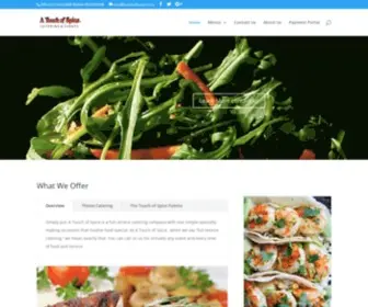 Touchofspice.co.za(A Touch of Spice) Screenshot