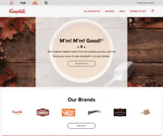 Touchoftaste.biz(Campbell Soup Company) Screenshot