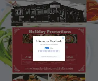 Touchofthai2Rockfalls.com(Touch of Thai II Rock Falls IL) Screenshot