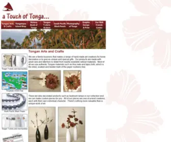 Touchoftonga.com(Tongan Arts and Crafts) Screenshot