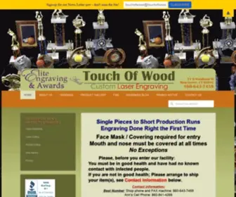 Touchofwood.com(Elite Engraving and Awards and Touch of Wood) Screenshot