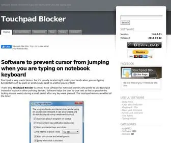 Touchpad-Blocker.com(Free software automatically blocks accidental taps and clicks when the user) Screenshot
