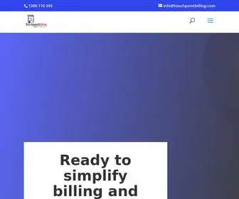 Touchpointbilling.com(Touchpoint Billing) Screenshot