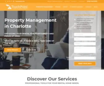 Touchpointpropertymanagement.com(Property Management in Charlotte) Screenshot