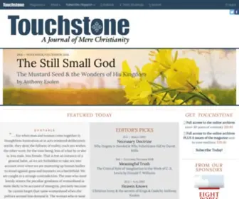 Touchstonemag.com(A Journal of Mere Christianity) Screenshot