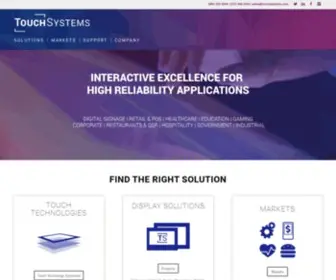 Touchsystems.com(Touchscreen Manufacturer) Screenshot