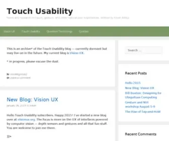 Touchusability.com(Touchusability) Screenshot