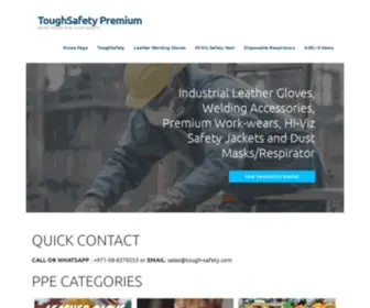 Tough-Safety.com(We're tough for your safety) Screenshot