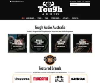 Toughaudio.com.au(Tough Audio) Screenshot