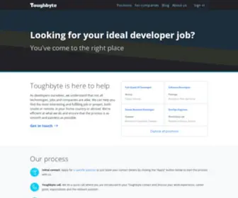 Toughbyte.com(Tech Recruitment Done Right) Screenshot