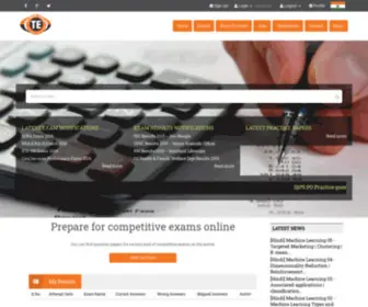 Toughexam.com(Online Practice papers for IIT) Screenshot