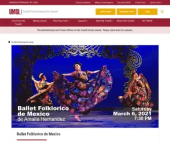 Touhill.org(Touhill Performing Arts Center) Screenshot