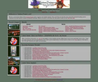 Touhou-Project.com(A community for all things Touhou Project) Screenshot