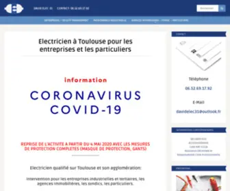 Toulouse-Electricite.pro(Electricien Toulouse) Screenshot