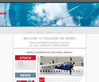 Toulouseairspares.com(Toulouse Air Spares) Screenshot