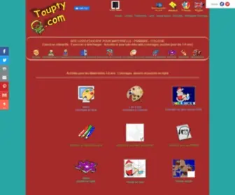 Toupty.com(Jeux Coloriages Puzzles Memory) Screenshot