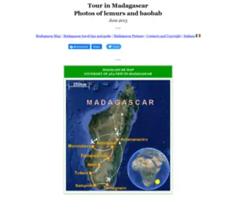 Tour-TO-Madagascar.com(Overland tour in Madagascar from Morondava to Fort Dauphin between baobab and lemurs) Screenshot