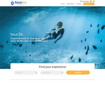 Tour2B.com(Home) Screenshot