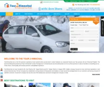 Tour2Himachal.com(Shimla Manali Honeymoon Packages) Screenshot