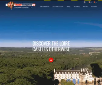 Touraine-Montgolfiere.fr(Vol Montgolfière) Screenshot