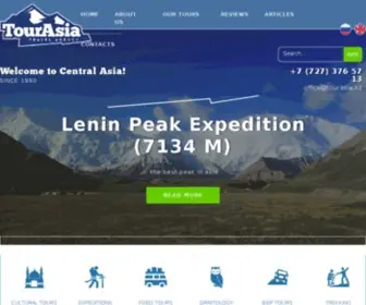 Tourasia.kz(Tour Asia travel company offers you complete tours in unique region of Central Asia) Screenshot