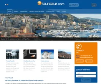 Tourazur.com(Location de véhicule avec chauffeur sur la Côte d’Azur) Screenshot