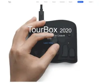 Tourboxtech.com(The Ultimate Controller for Creators) Screenshot