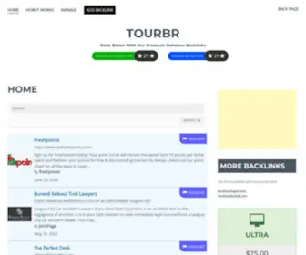 Tourbr.com(Rank Better With Our Premium DoFollow Backlinks) Screenshot