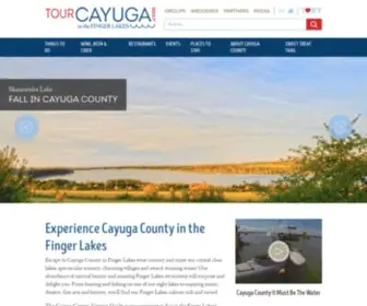 Tourcayuga.com(Cayuga County Tourism) Screenshot