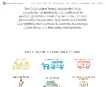 Tourcharleston.org(Take a Tour in Charleston SC with a Certified City Guide) Screenshot