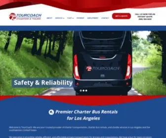 Tourcoach.com(Los Angeles bus) Screenshot