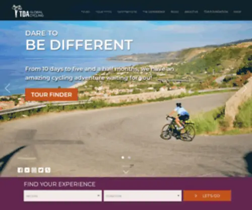 Tourdafrique.com(TDA Global Cycling) Screenshot