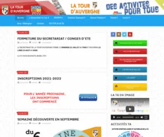 Tourdauvergneasso.com(Association LA Tour d'Auvergne) Screenshot